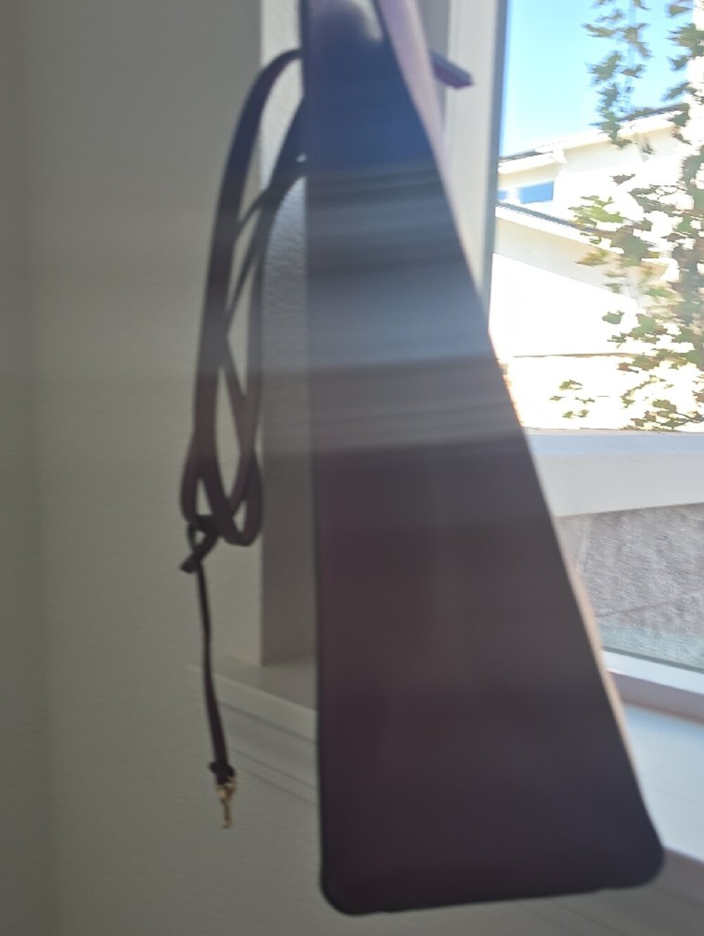 Marc Jacobs Plum Leather Tote with Gold Padlock Accent - Picture 4 of 9